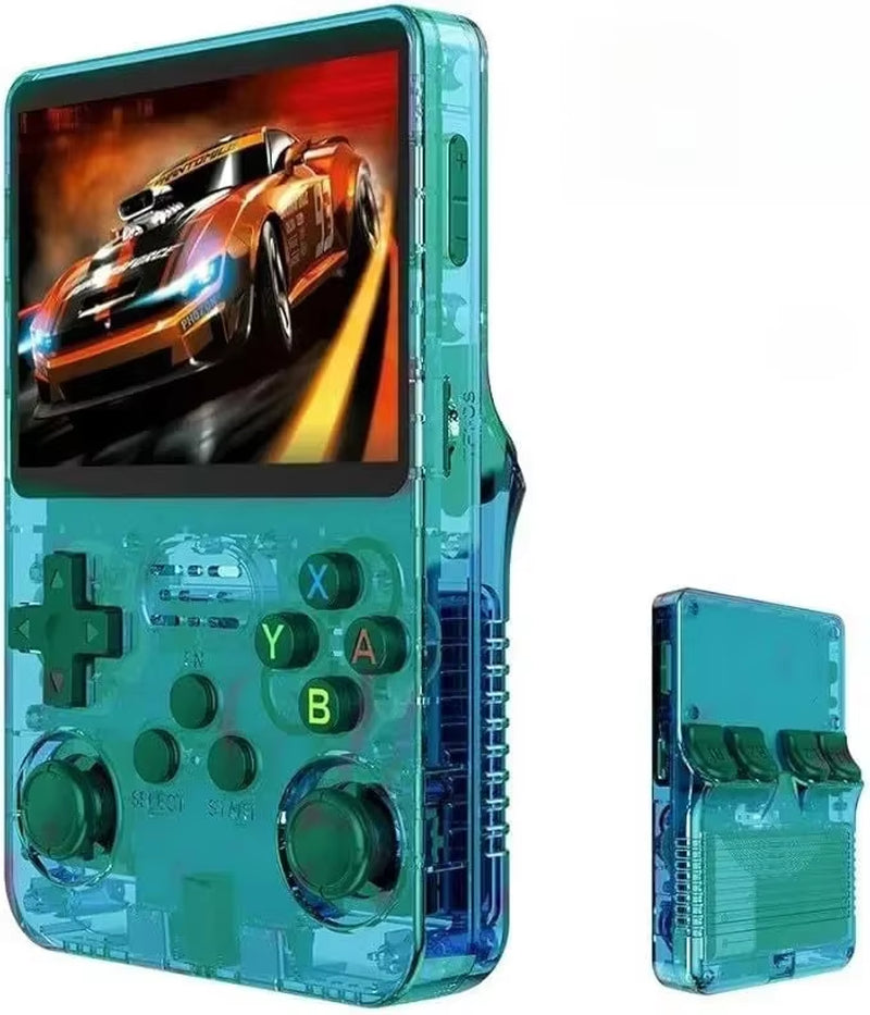 R36S Retro Handheld Video Game Console ARKOS System 3.5 Inch IPS Screen Classic Portable Pocket Video Player 128G Games Boy Gift